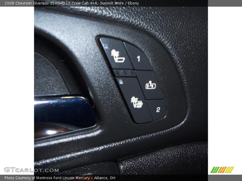 Summit White / Ebony 2008 Chevrolet Silverado 3500HD LT Crew Cab 4x4