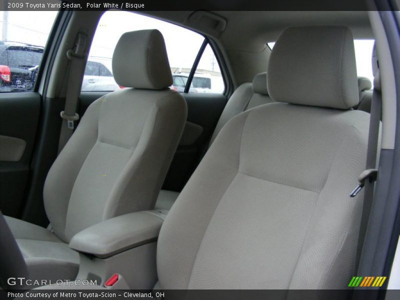 Polar White / Bisque 2009 Toyota Yaris Sedan