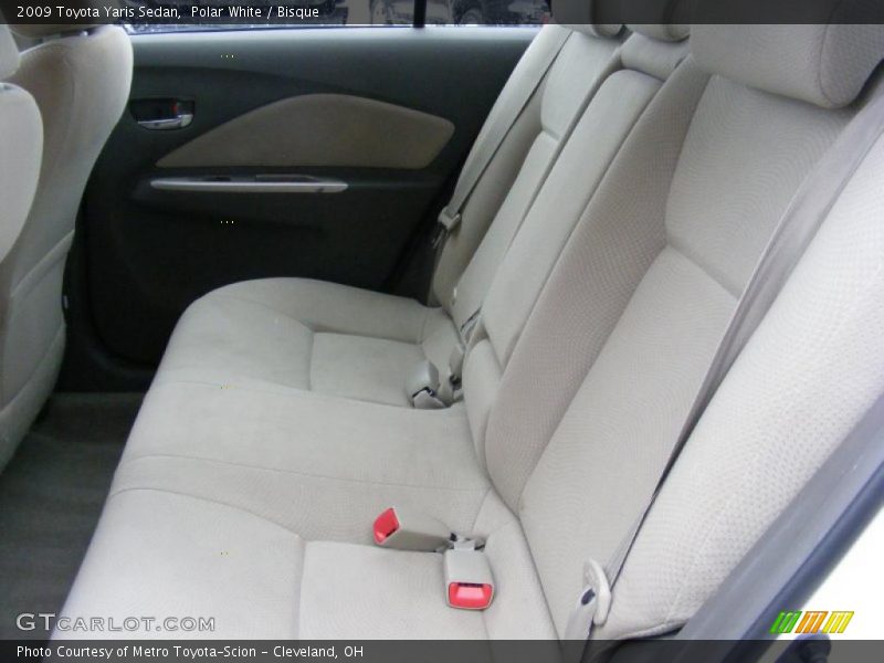 Polar White / Bisque 2009 Toyota Yaris Sedan