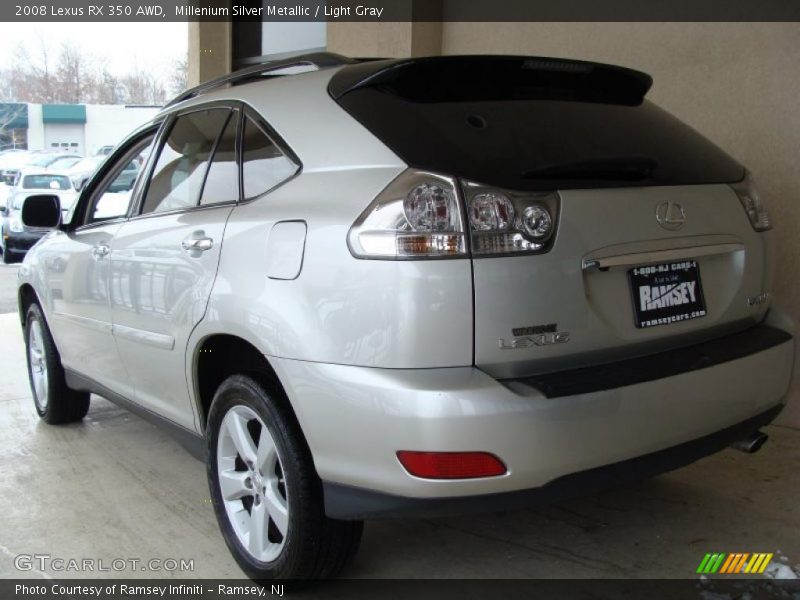 Millenium Silver Metallic / Light Gray 2008 Lexus RX 350 AWD