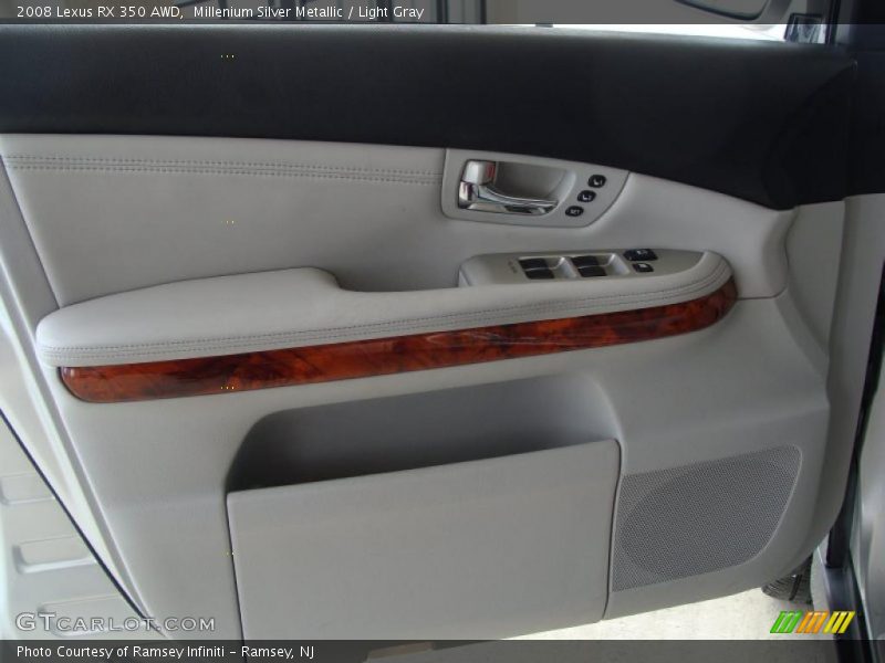 Millenium Silver Metallic / Light Gray 2008 Lexus RX 350 AWD
