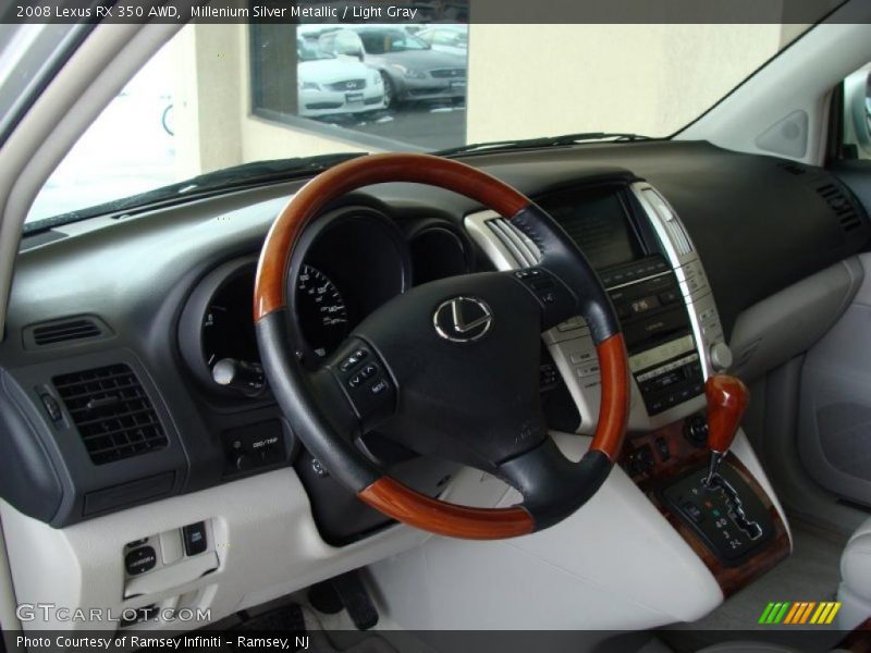 Millenium Silver Metallic / Light Gray 2008 Lexus RX 350 AWD