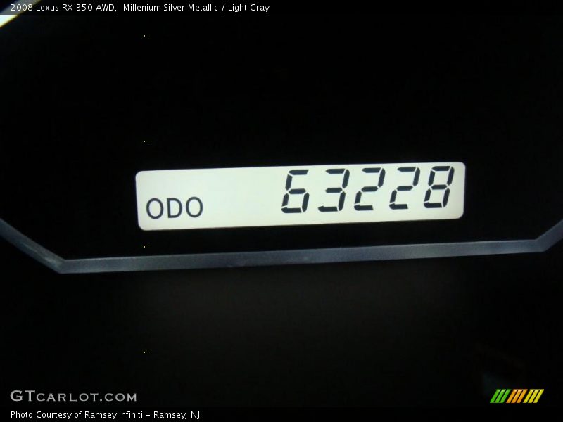 Millenium Silver Metallic / Light Gray 2008 Lexus RX 350 AWD