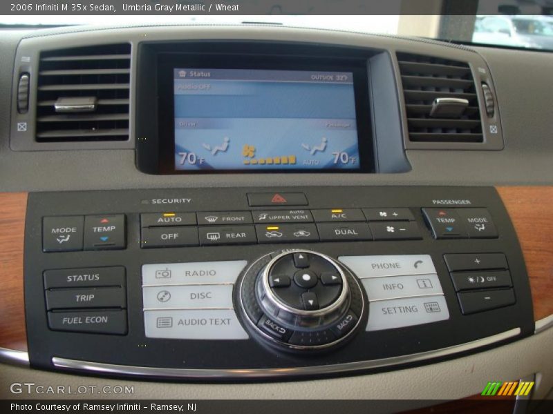 Umbria Gray Metallic / Wheat 2006 Infiniti M 35x Sedan