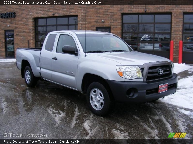 Desert Sand Mica / Graphite Gray 2008 Toyota Tacoma Access Cab