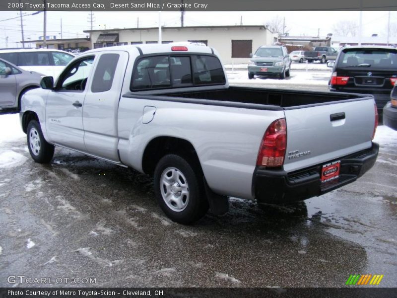 Desert Sand Mica / Graphite Gray 2008 Toyota Tacoma Access Cab
