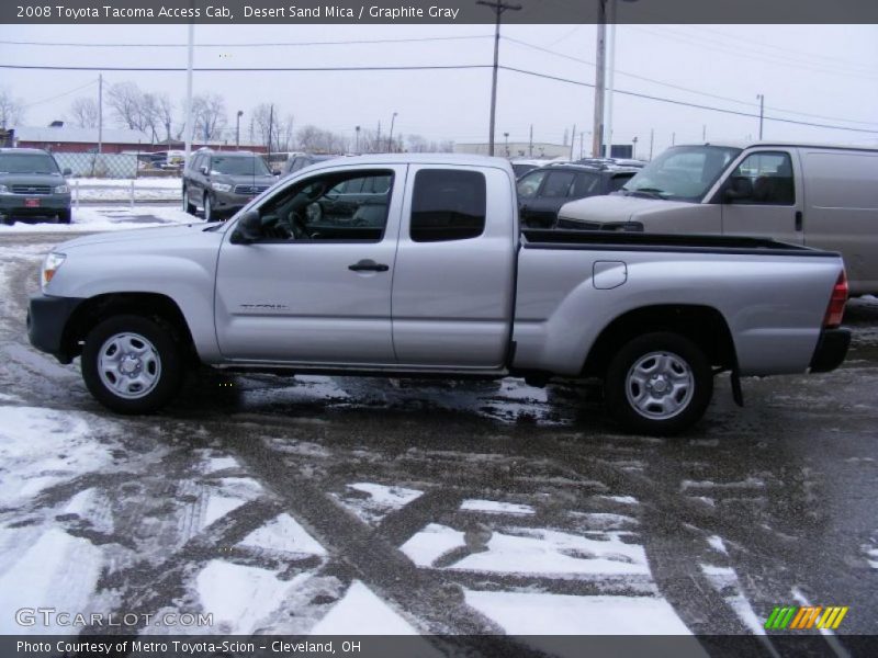 Desert Sand Mica / Graphite Gray 2008 Toyota Tacoma Access Cab