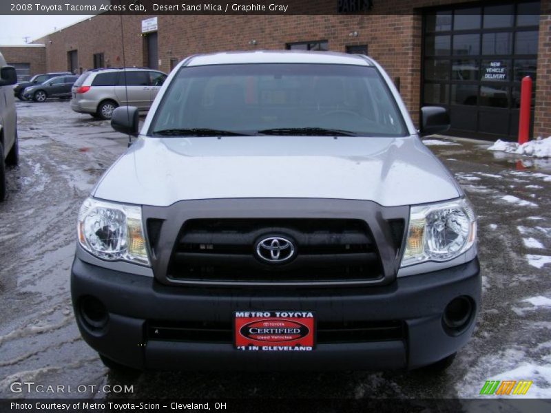 Desert Sand Mica / Graphite Gray 2008 Toyota Tacoma Access Cab