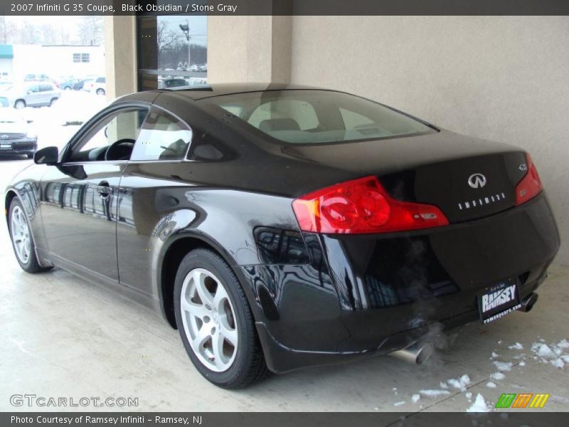 Black Obsidian / Stone Gray 2007 Infiniti G 35 Coupe