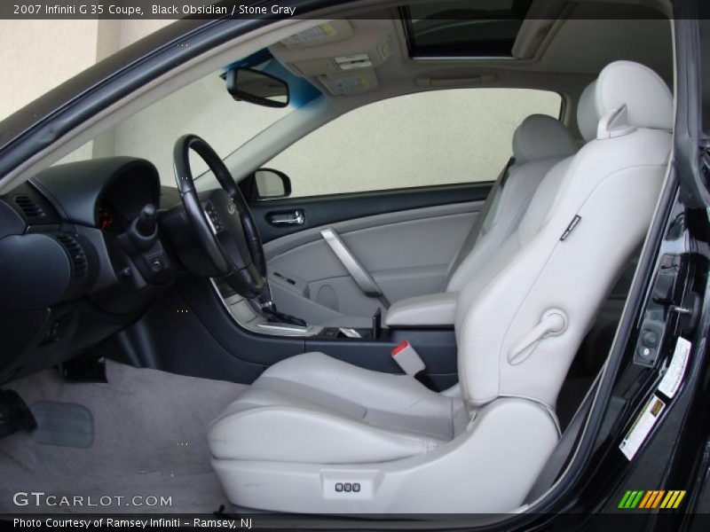 Black Obsidian / Stone Gray 2007 Infiniti G 35 Coupe