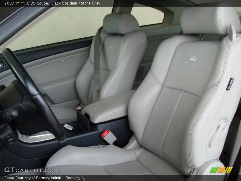 Black Obsidian / Stone Gray 2007 Infiniti G 35 Coupe