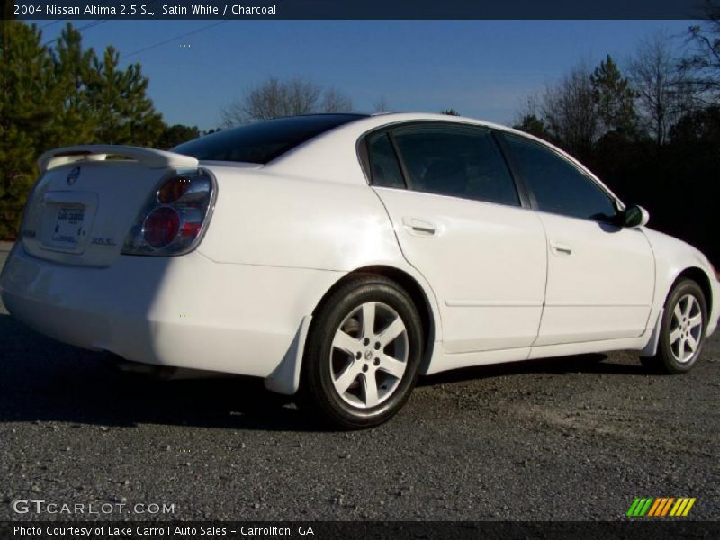Satin White / Charcoal 2004 Nissan Altima 2.5 SL