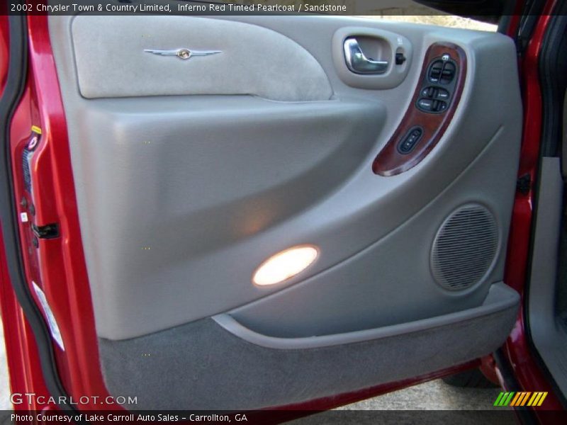 Inferno Red Tinted Pearlcoat / Sandstone 2002 Chrysler Town & Country Limited