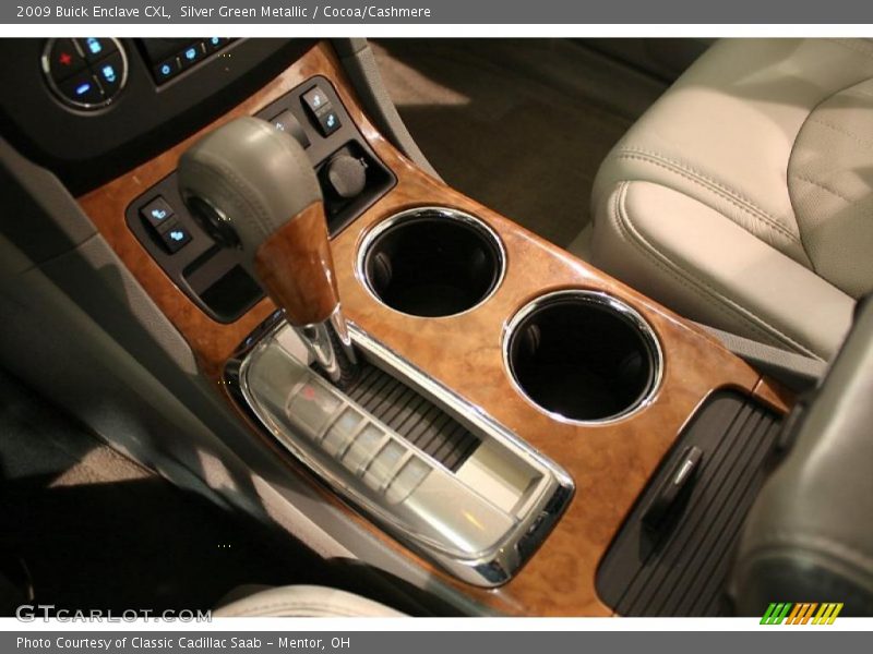 Silver Green Metallic / Cocoa/Cashmere 2009 Buick Enclave CXL