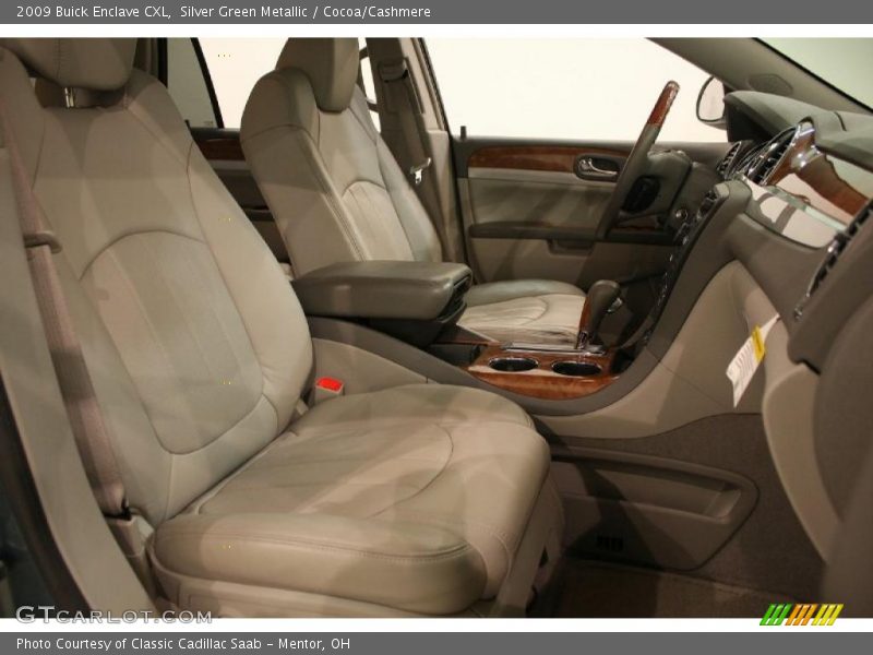 Silver Green Metallic / Cocoa/Cashmere 2009 Buick Enclave CXL