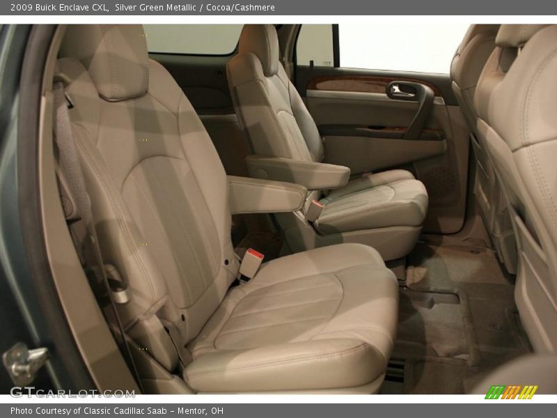 Silver Green Metallic / Cocoa/Cashmere 2009 Buick Enclave CXL