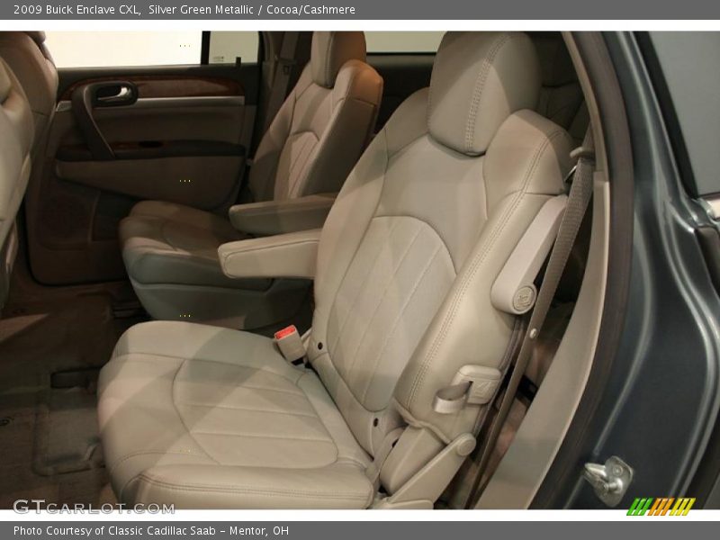 Silver Green Metallic / Cocoa/Cashmere 2009 Buick Enclave CXL