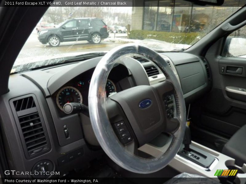 Gold Leaf Metallic / Charcoal Black 2011 Ford Escape XLT V6 4WD