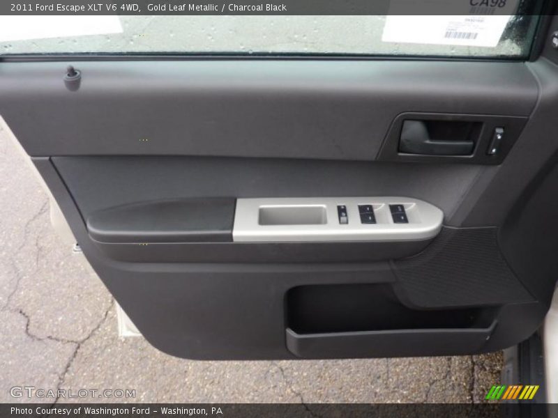 Gold Leaf Metallic / Charcoal Black 2011 Ford Escape XLT V6 4WD