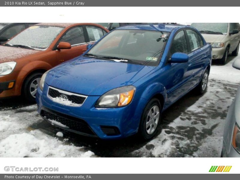 Sapphire Blue / Gray 2010 Kia Rio LX Sedan