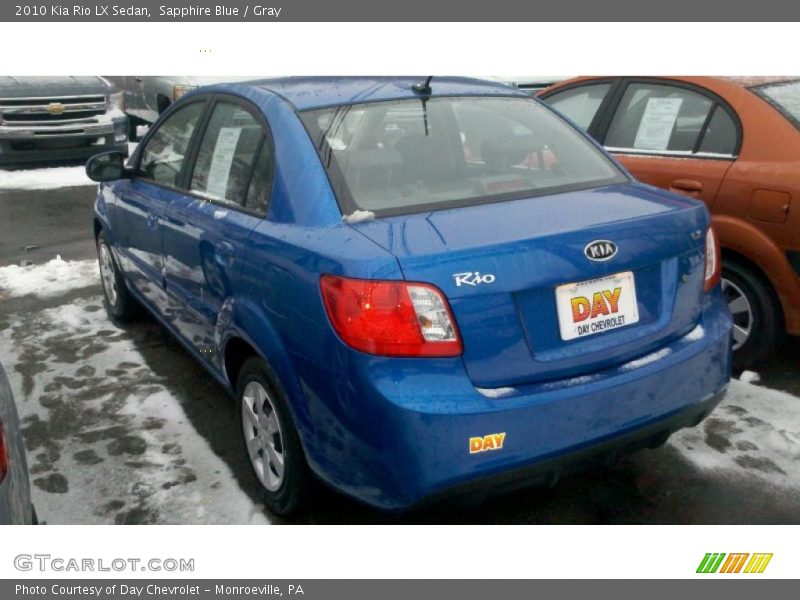 Sapphire Blue / Gray 2010 Kia Rio LX Sedan