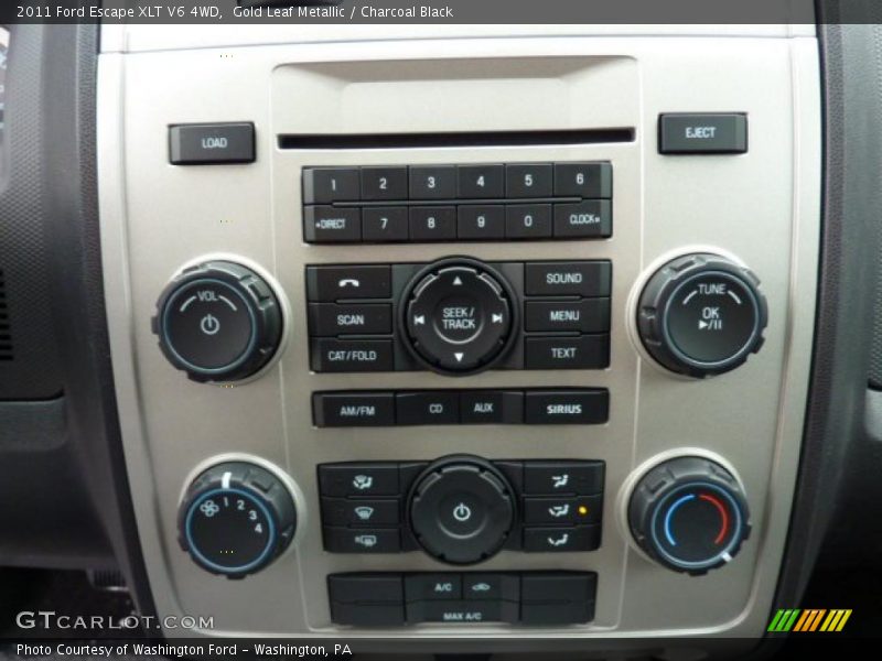 Gold Leaf Metallic / Charcoal Black 2011 Ford Escape XLT V6 4WD