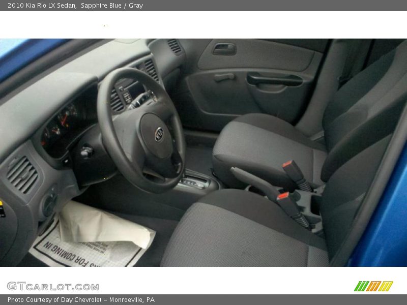 Sapphire Blue / Gray 2010 Kia Rio LX Sedan