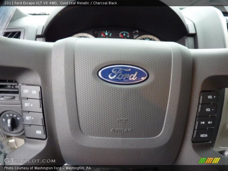 Gold Leaf Metallic / Charcoal Black 2011 Ford Escape XLT V6 4WD