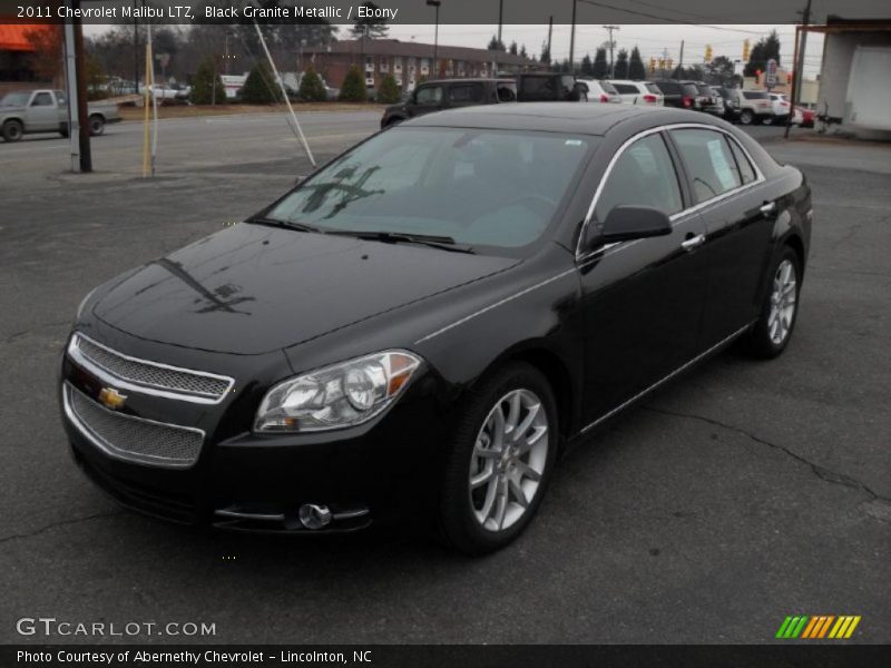 Black Granite Metallic / Ebony 2011 Chevrolet Malibu LTZ