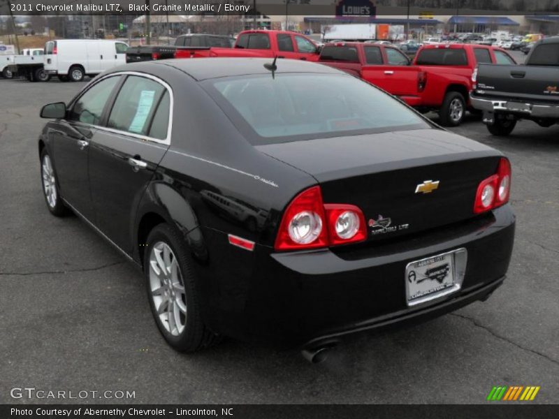 Black Granite Metallic / Ebony 2011 Chevrolet Malibu LTZ