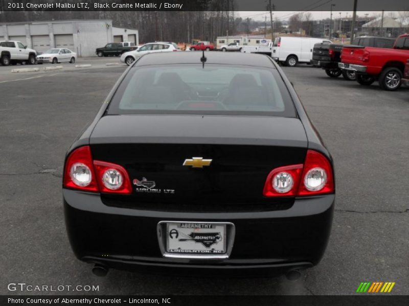 Black Granite Metallic / Ebony 2011 Chevrolet Malibu LTZ