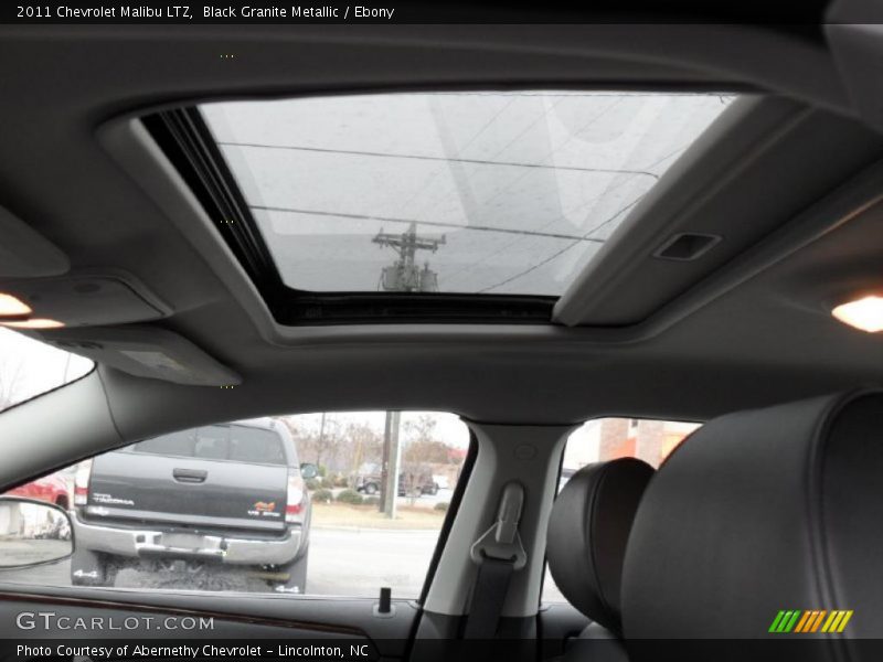 Black Granite Metallic / Ebony 2011 Chevrolet Malibu LTZ