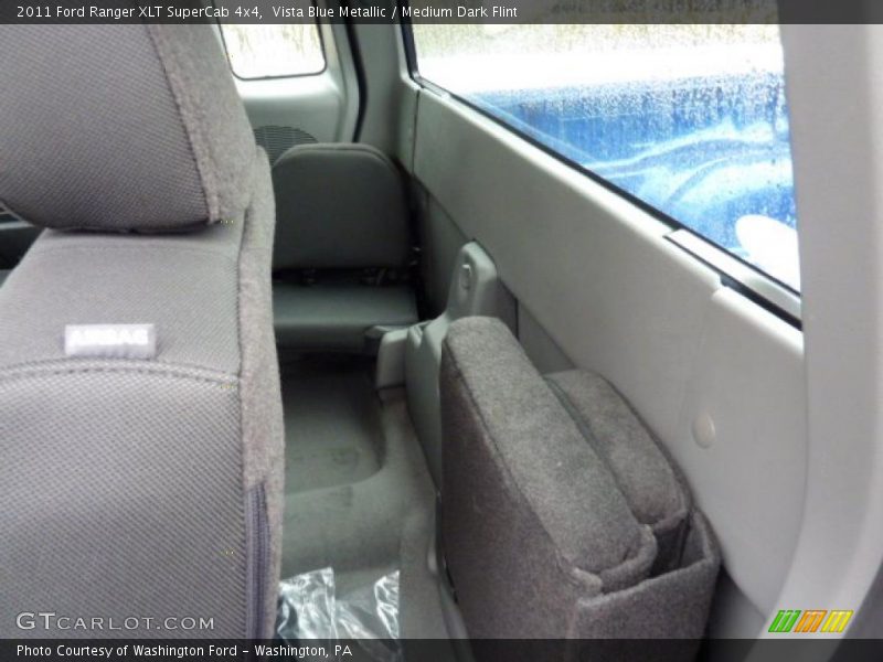 Vista Blue Metallic / Medium Dark Flint 2011 Ford Ranger XLT SuperCab 4x4
