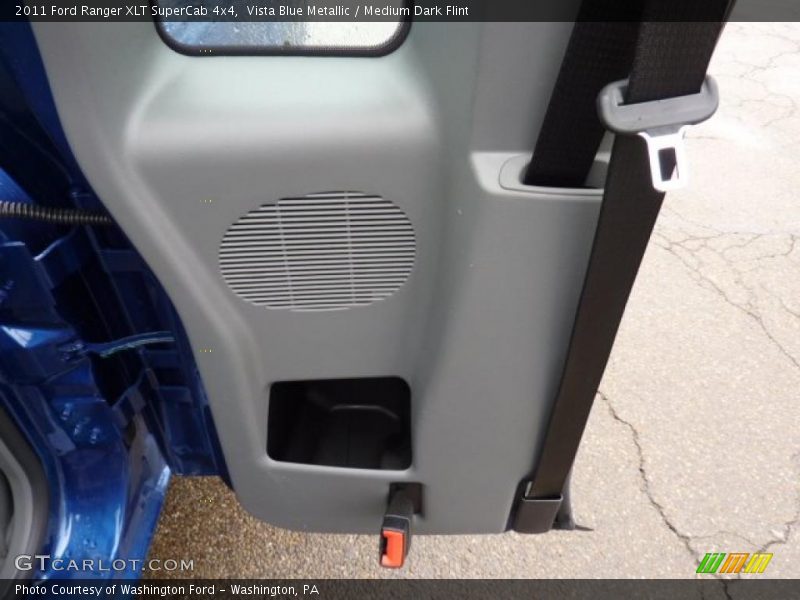 Vista Blue Metallic / Medium Dark Flint 2011 Ford Ranger XLT SuperCab 4x4