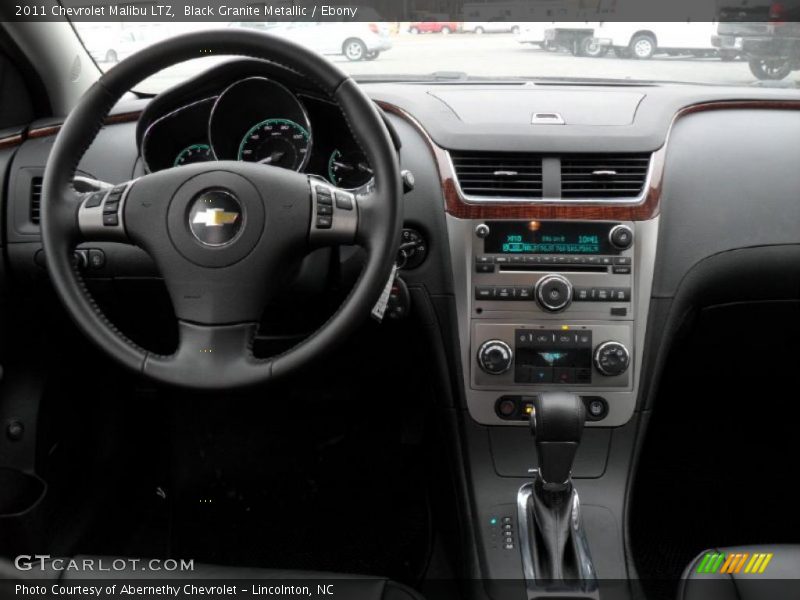 Black Granite Metallic / Ebony 2011 Chevrolet Malibu LTZ