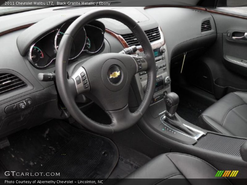 Ebony Interior - 2011 Malibu LTZ 