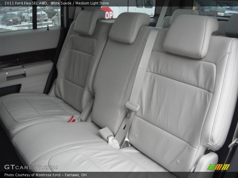 White Suede / Medium Light Stone 2011 Ford Flex SEL AWD