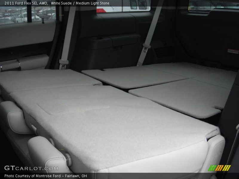White Suede / Medium Light Stone 2011 Ford Flex SEL AWD