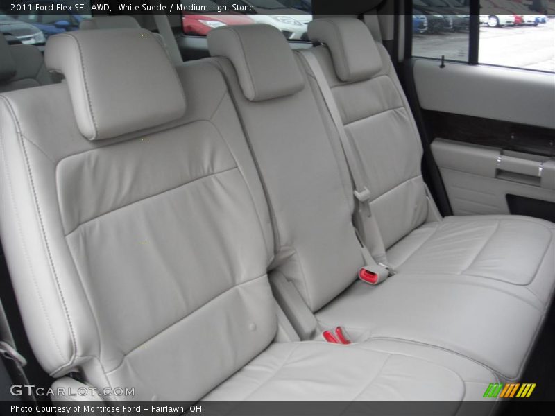 White Suede / Medium Light Stone 2011 Ford Flex SEL AWD