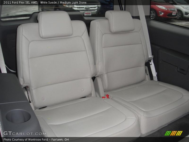 White Suede / Medium Light Stone 2011 Ford Flex SEL AWD