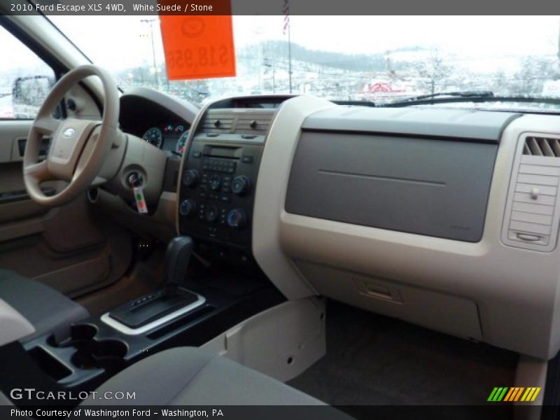 White Suede / Stone 2010 Ford Escape XLS 4WD
