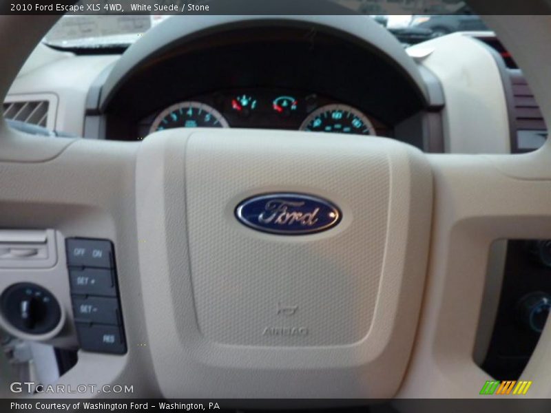 White Suede / Stone 2010 Ford Escape XLS 4WD