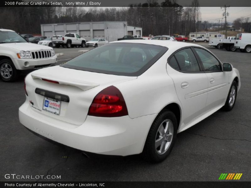 Ivory White / Ebony 2008 Pontiac Grand Prix Sedan