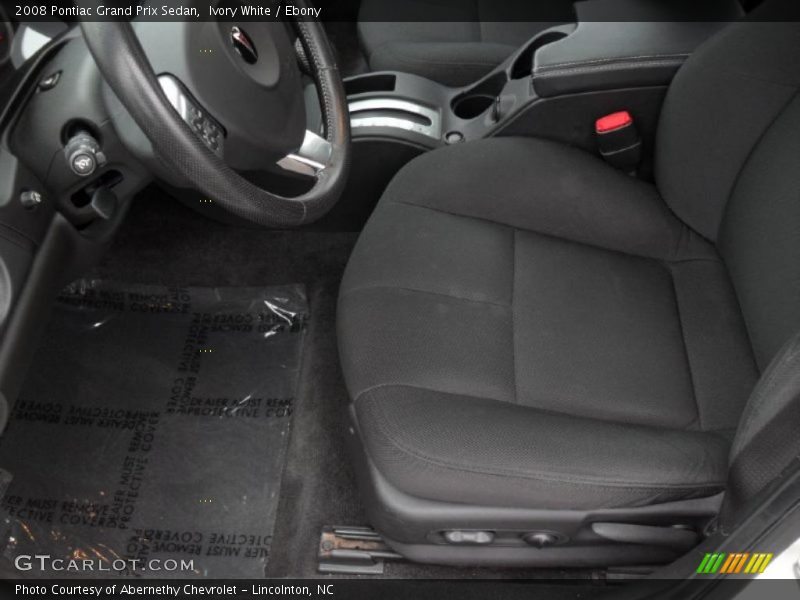 Ivory White / Ebony 2008 Pontiac Grand Prix Sedan