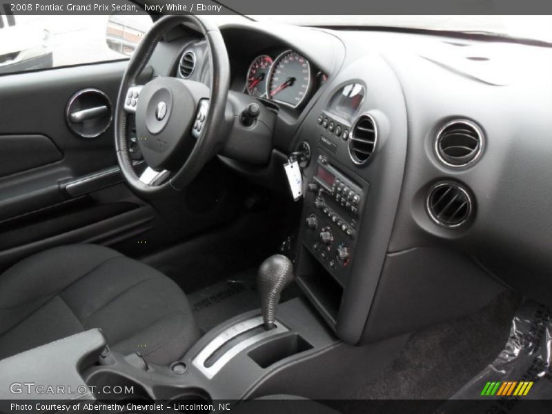 Ivory White / Ebony 2008 Pontiac Grand Prix Sedan
