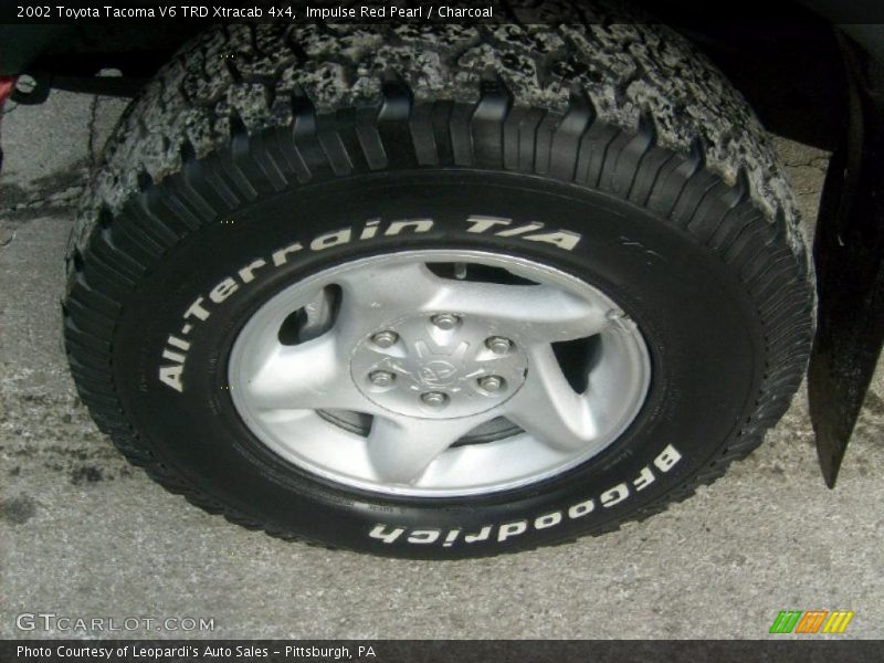 Impulse Red Pearl / Charcoal 2002 Toyota Tacoma V6 TRD Xtracab 4x4