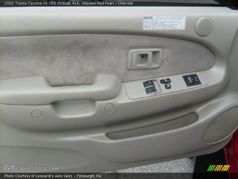 Impulse Red Pearl / Charcoal 2002 Toyota Tacoma V6 TRD Xtracab 4x4