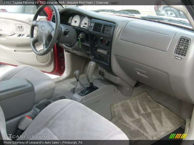 Impulse Red Pearl / Charcoal 2002 Toyota Tacoma V6 TRD Xtracab 4x4