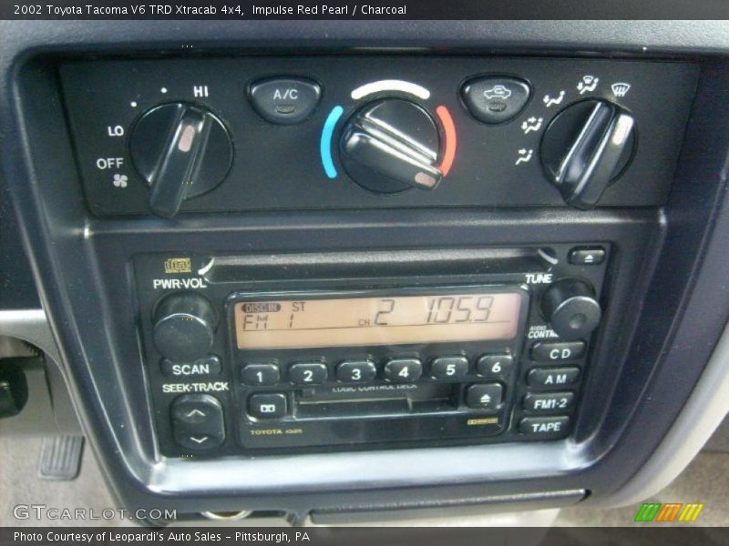 Impulse Red Pearl / Charcoal 2002 Toyota Tacoma V6 TRD Xtracab 4x4