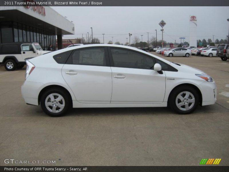 Blizzard White Pearl / Bisque 2011 Toyota Prius Hybrid III